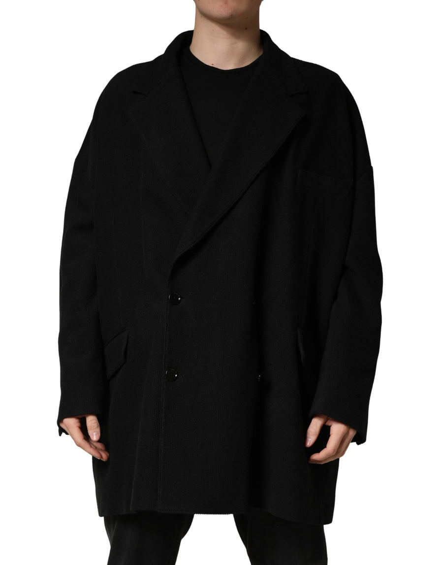 Dolce & Gabbana 88% Cotton blazer in black