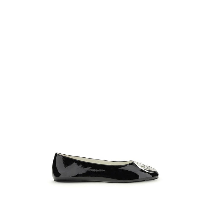 Tory Burch 100% Calf Leather Bos Taurus ballet flat in black