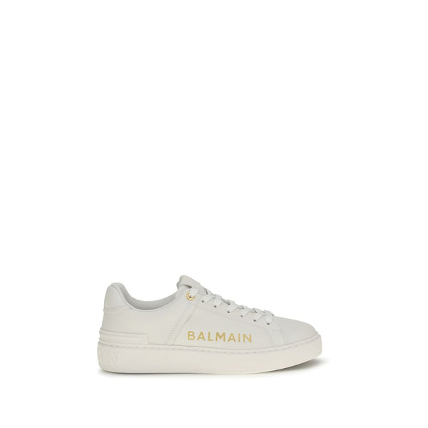 Balmain Upper 100% Calf Leather Bos Taurus sneaker in white