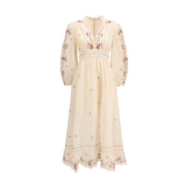 Zimmermann Outer 100% Linen dress in beige
