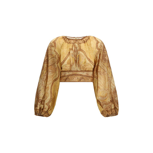 Zimmermann 72% Cotton blouse in beige