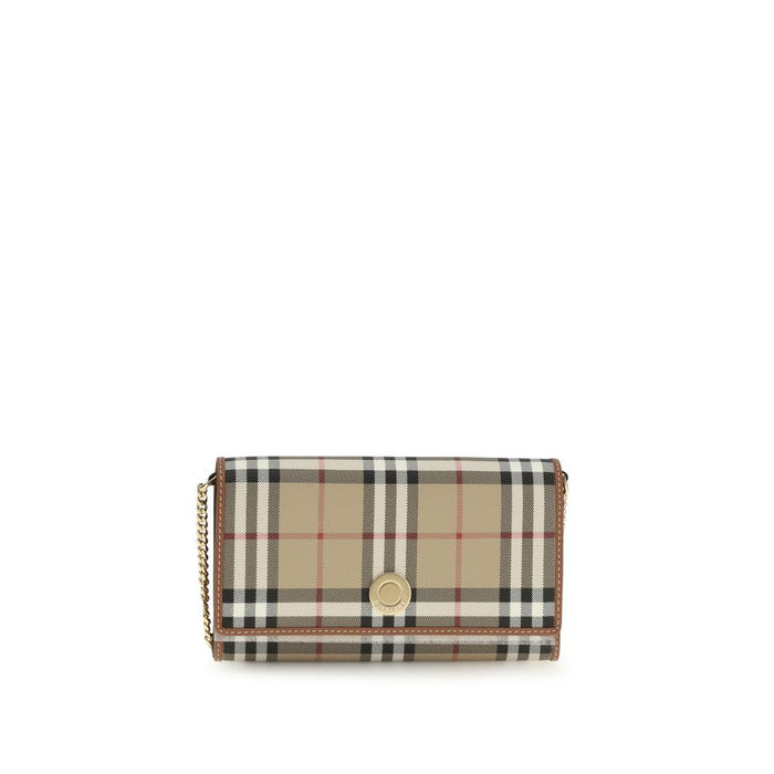 Burberry 55% Polyurethane wallet in beige