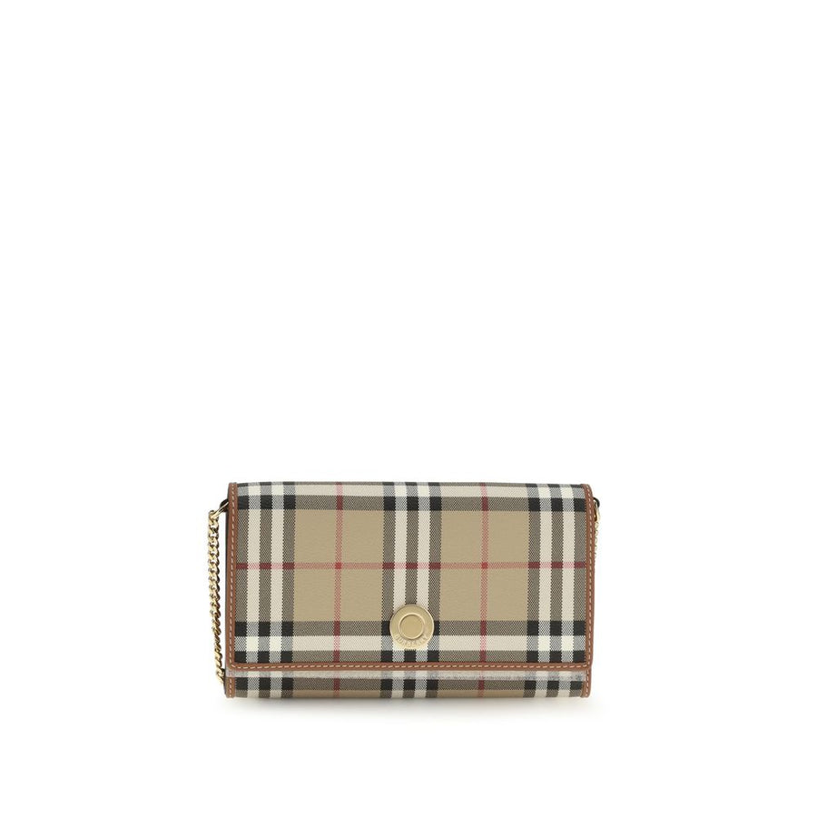 Burberry 55% Polyurethane wallet in beige
