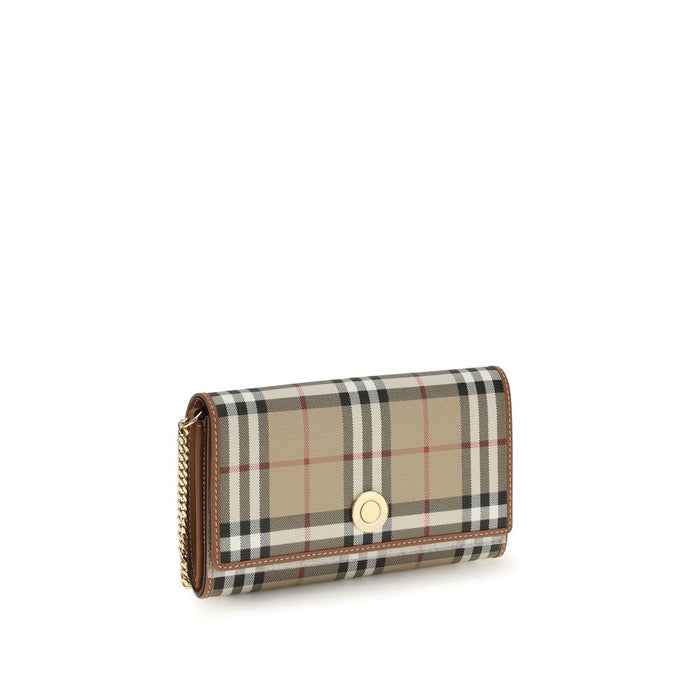 Burberry 55% Polyurethane wallet in beige — view 2