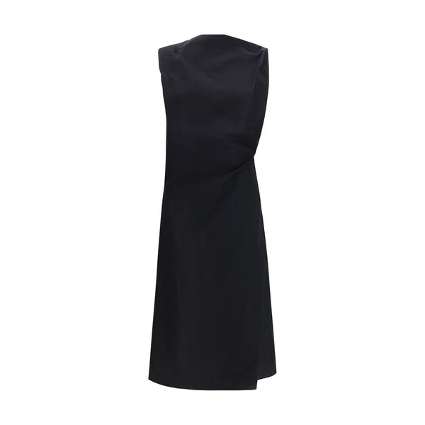 Jacquemus 80% Cotton dress in black
