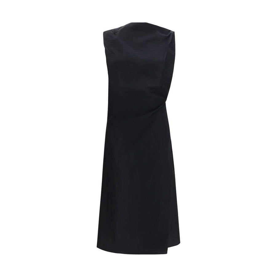 Jacquemus 80% Cotton dress in black