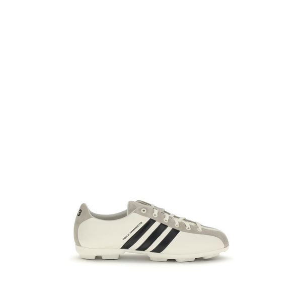 Y-3 UPPER 100% Calf Leather Bos Taurus SOLE 100% Rubber sneaker in white