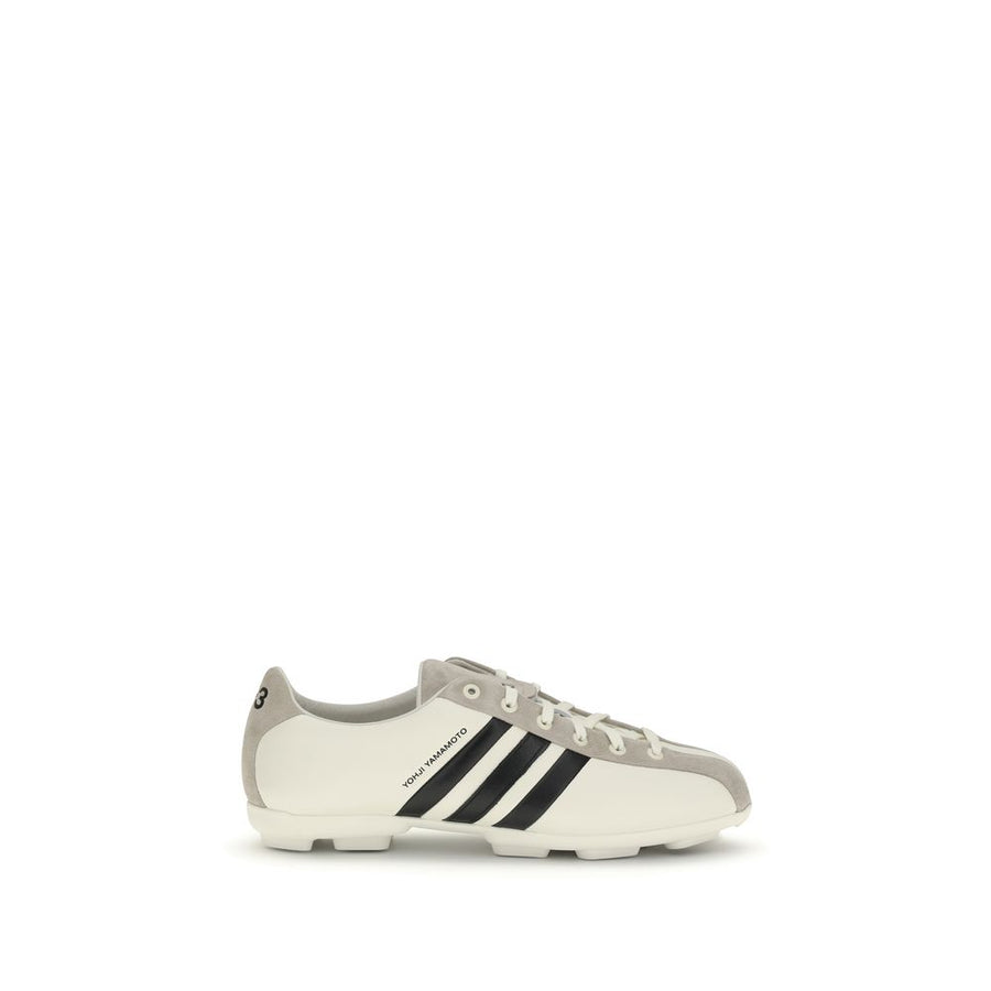 Y-3 UPPER 100% Calf Leather Bos Taurus SOLE 100% Rubber sneaker in white