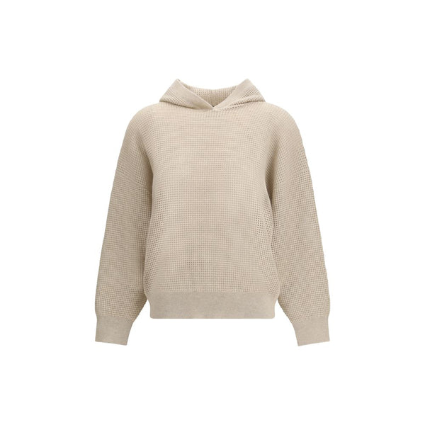 Brunello Cucinelli 100% Cotton sweatshirt in beige