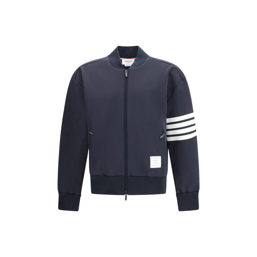 Thom Browne 73% Viscose jacket in navy