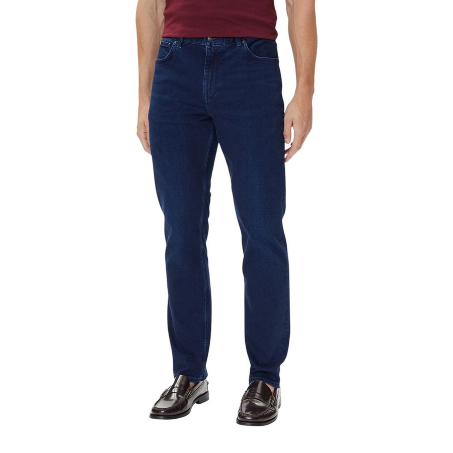Blue Recycled Cotton Relaxed Fit Jeans Clothing
