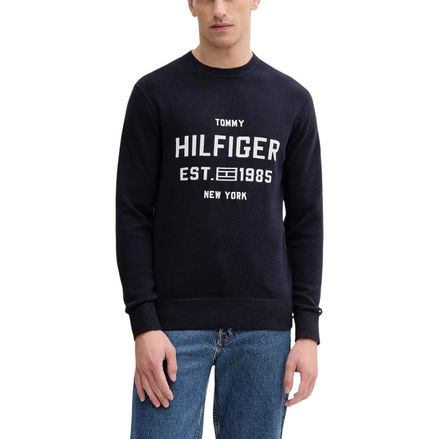 Blue Organic Cotton Sweatshirt Clothing