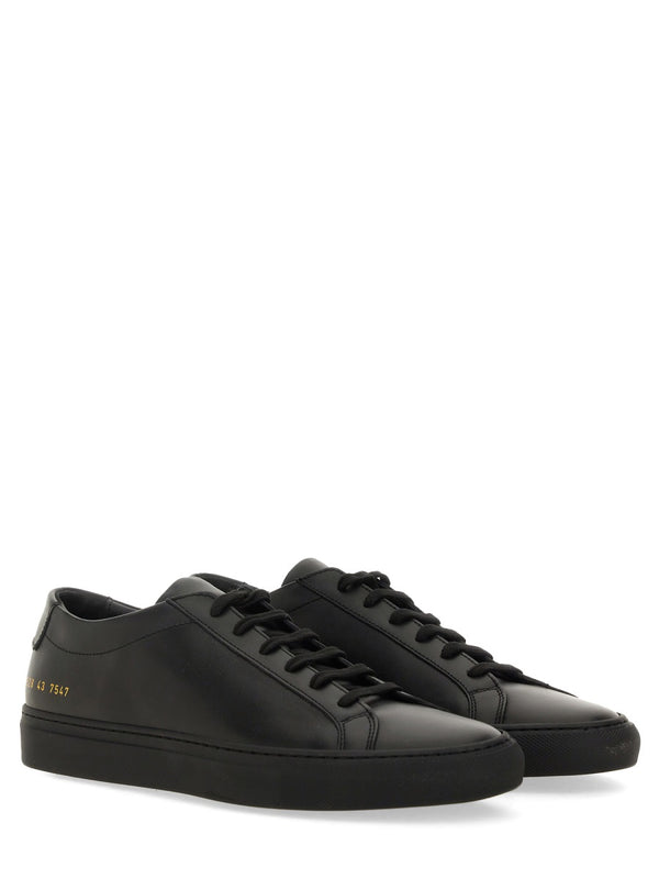Sneakers Low Achilles Original Black Leather Trainers