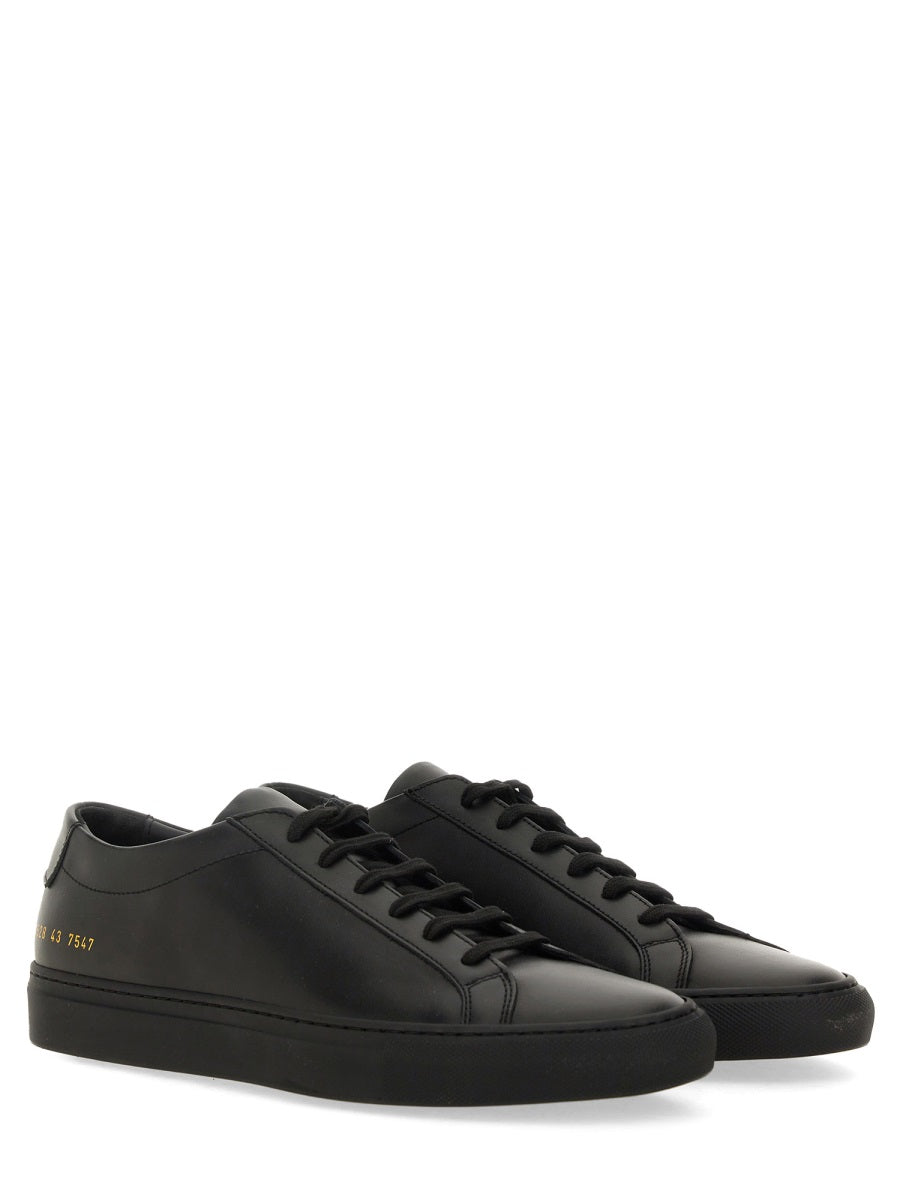 Sneakers Low Achilles Original Black Leather Trainers