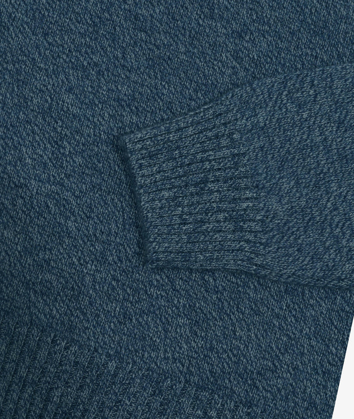 Cashmere Crewneck Sweater Montreal Lightblue Round Neck