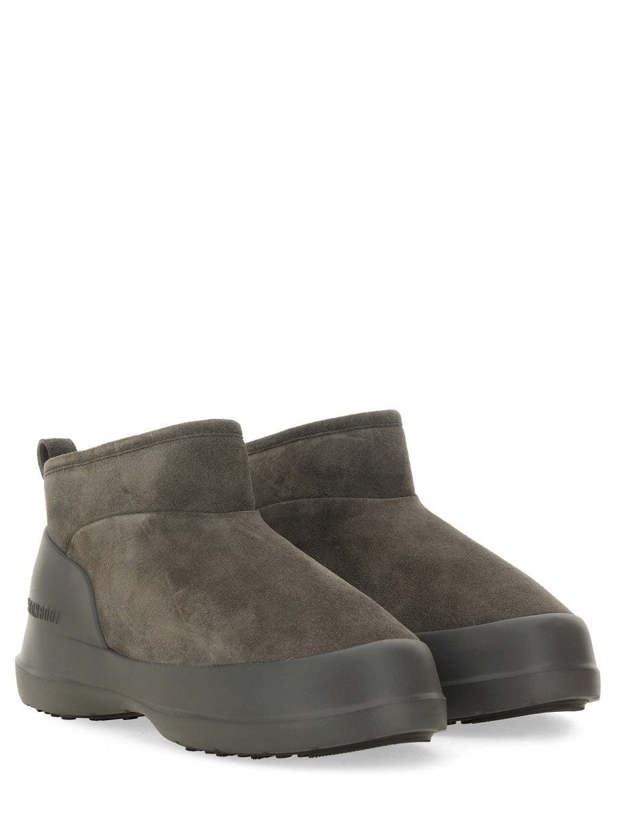 Moon Boot Charcoal Cow Suede