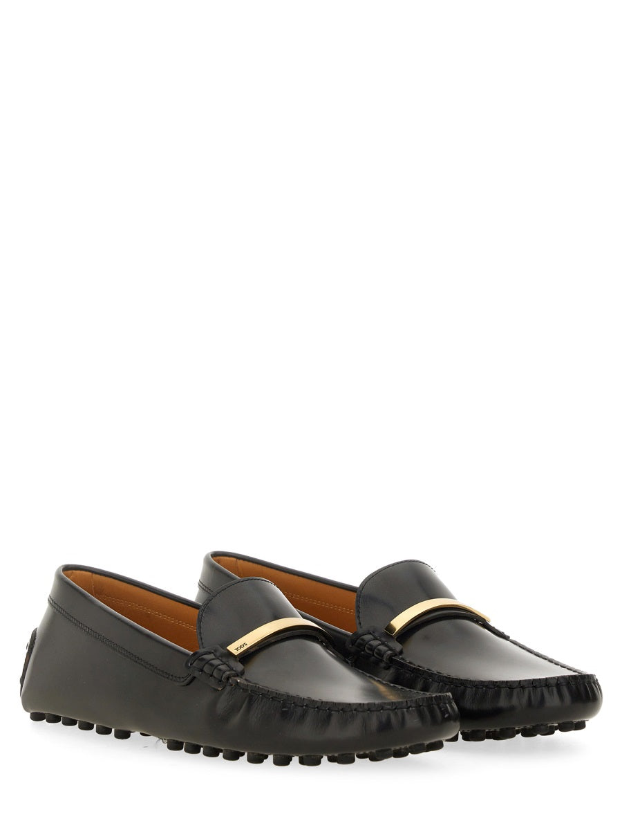 Moccasin Rubbermaid Black Calf Skin Loafers