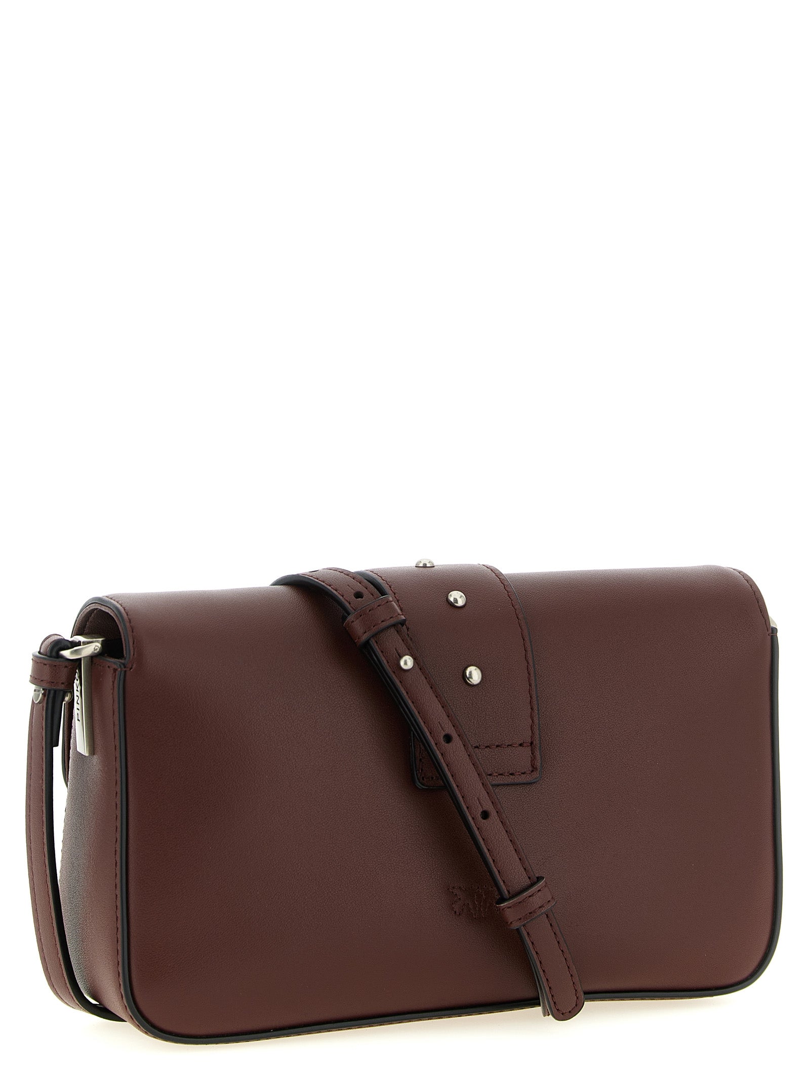 Mini Love Slouchy shoulder bag Bordeaux Cow Leather (bos Taurus)