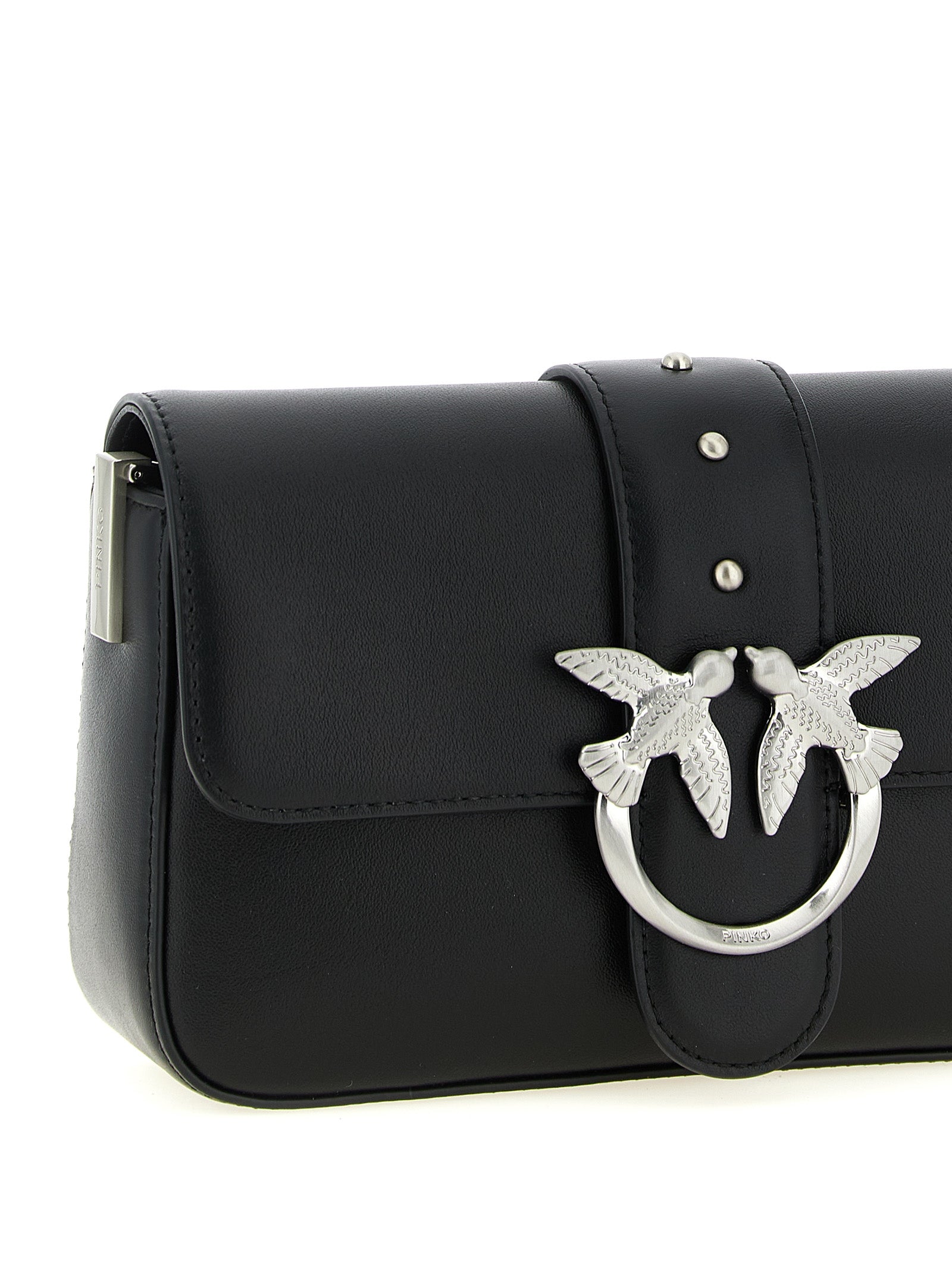 Mini Love Slouchy shoulder bag Black Cow Leather (bos Taurus)