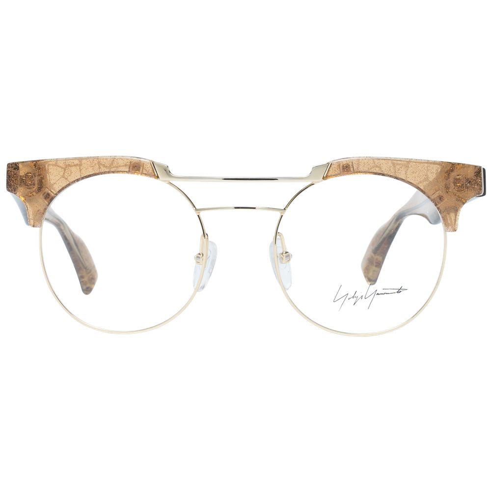 Gold Metal & Plastic Glasses (frames) Accessory
