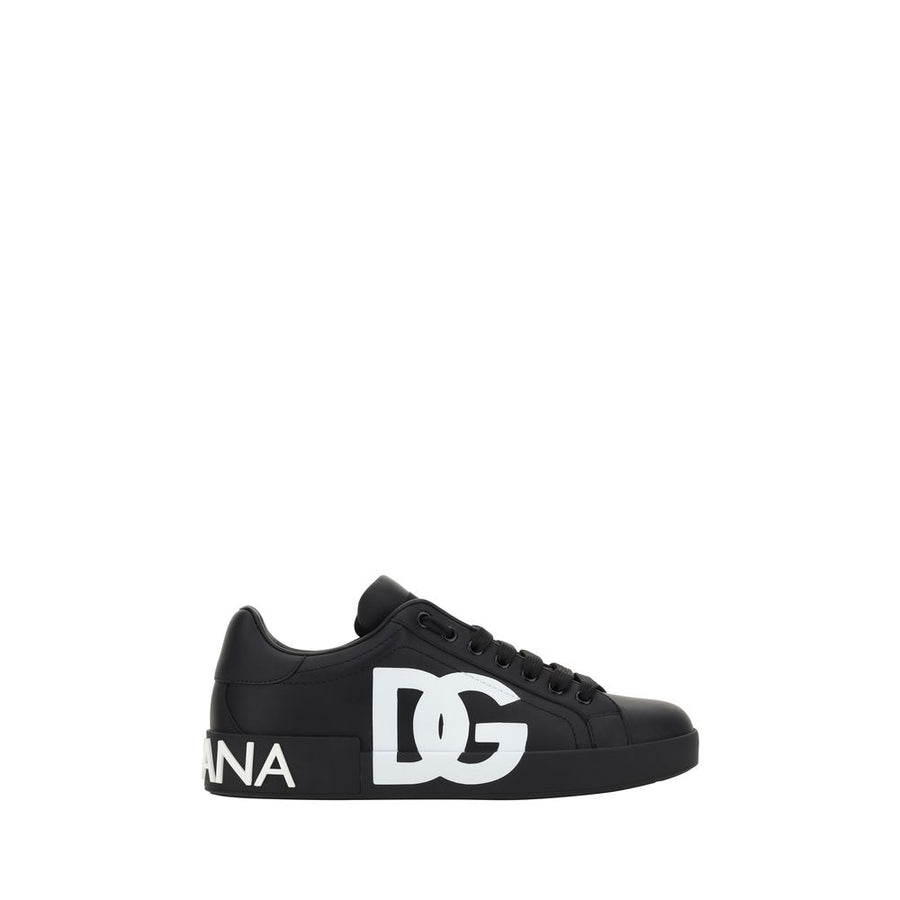 Dolce & Gabbana 100% Calf Leather Bos Taurus sneaker in black