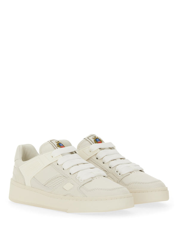 Ronnie Sneaker White Calf Leather Trainers