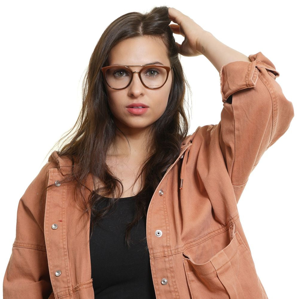 Brown Metal & Plastic Glasses (frames) Accessory