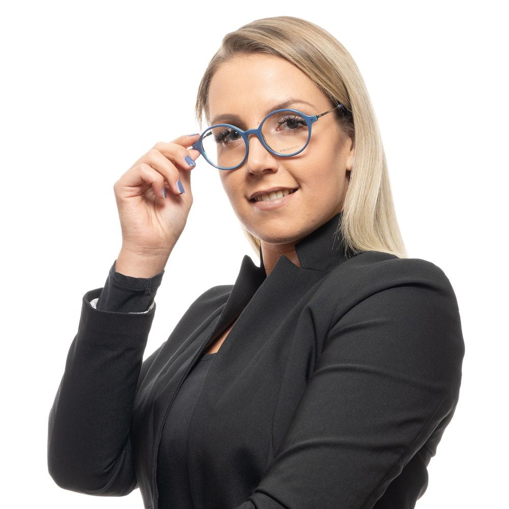 Blue Plastic Glasses (frames) Accessory
