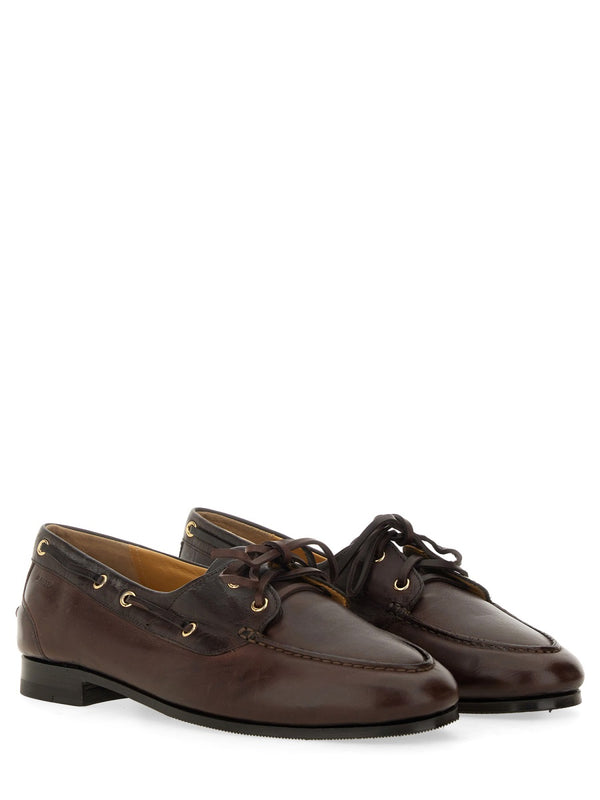 Moccasin Pathy Brown Lining: Sheep Goat Loafers