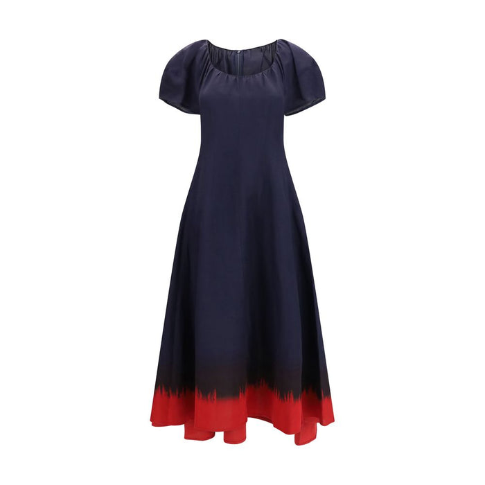 Tory Burch 64% Viscose dress in navy