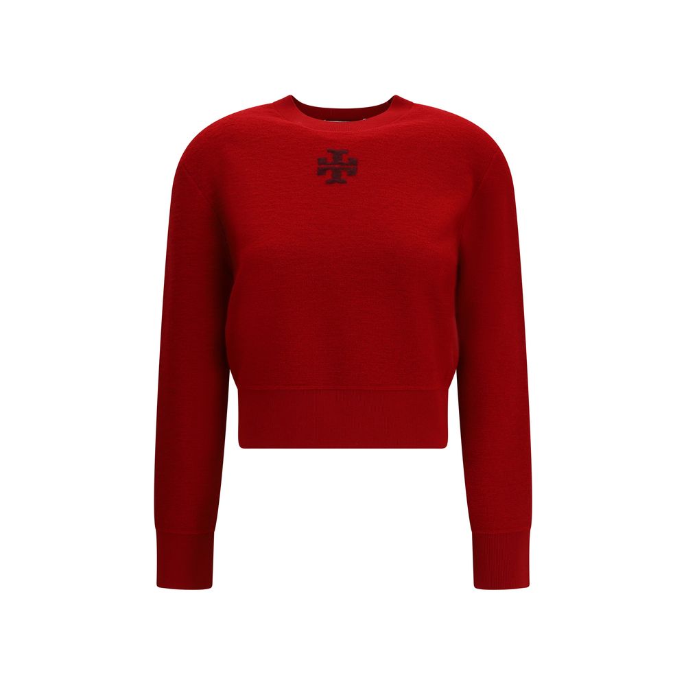 Tory Burch 87% Wool sweater in red