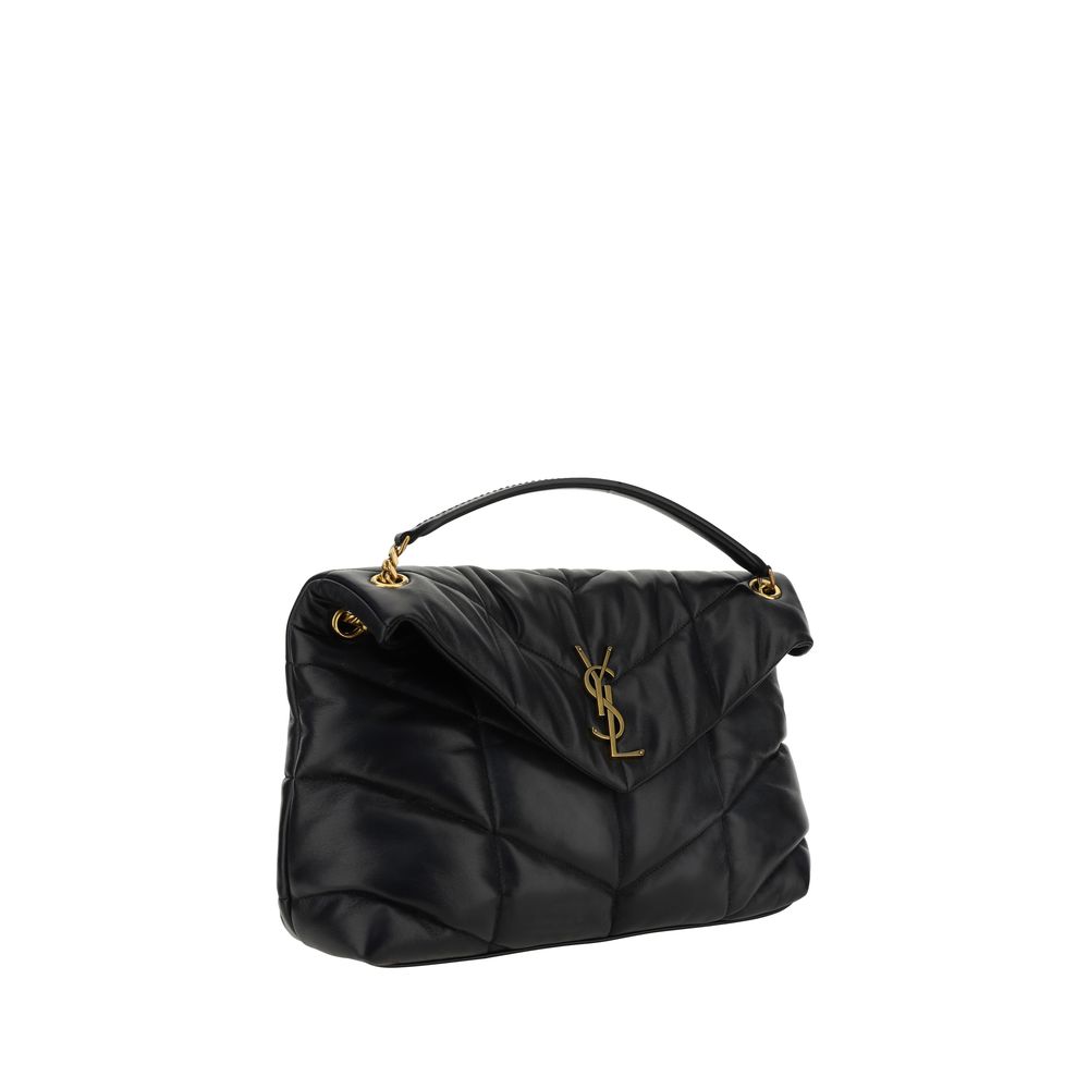 Saint Laurent 100% Lamb shoulder bag in black — view 2