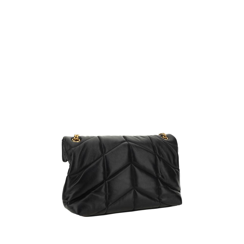 Saint Laurent 100% Lamb shoulder bag in black — view 3