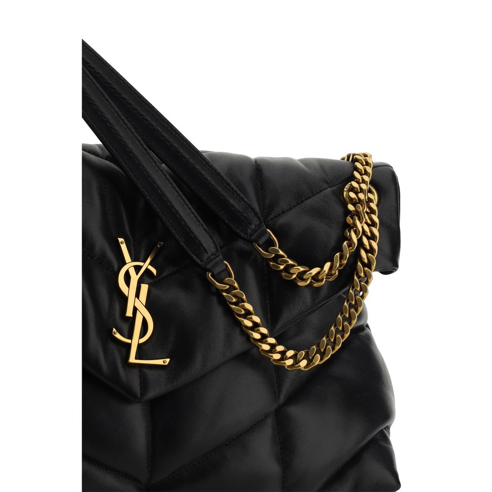 Saint Laurent 100% Lamb shoulder bag in black — view 4