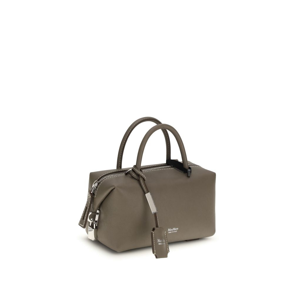 Gray Calf Leather Bos Taurus Handbag Bag