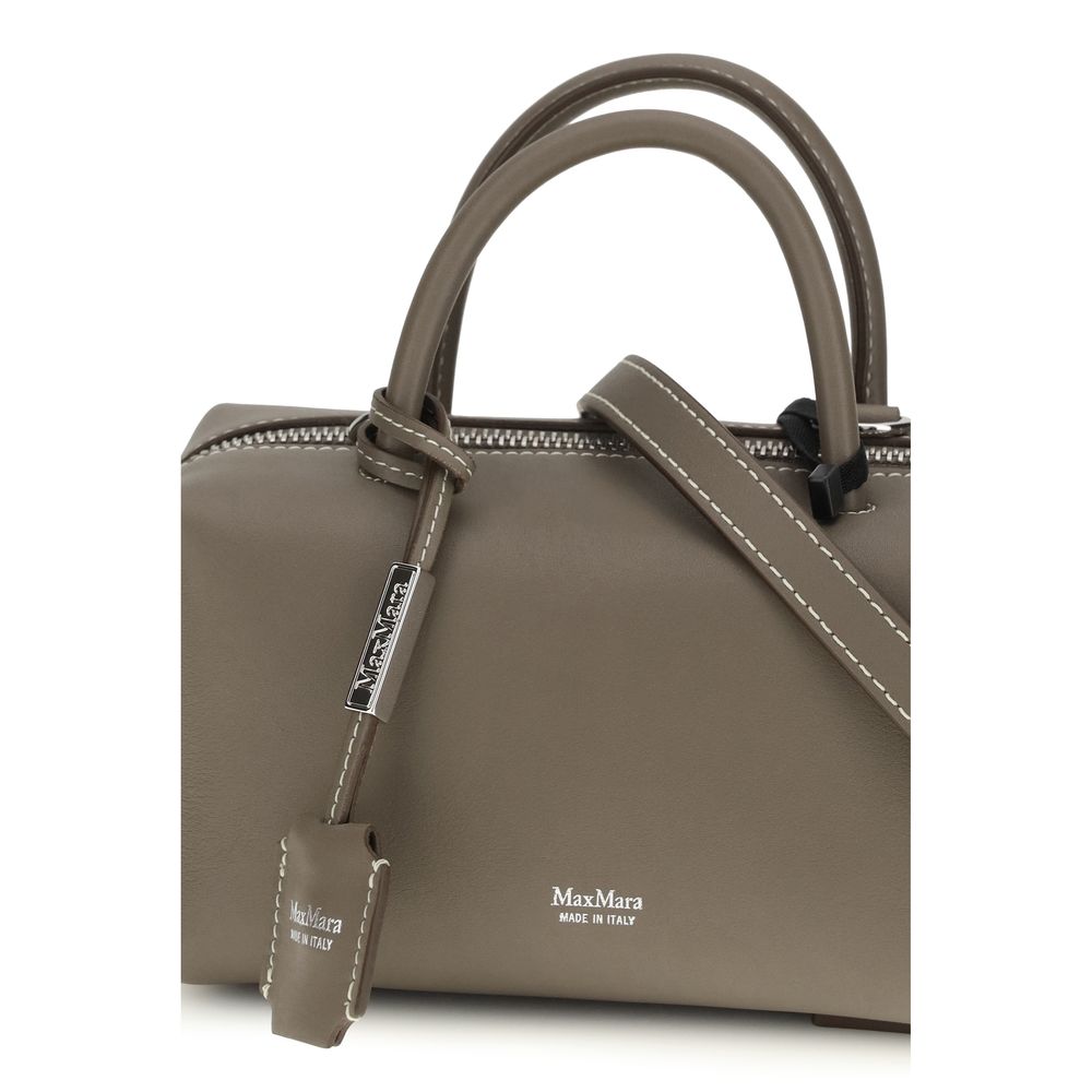 Gray Calf Leather Bos Taurus Handbag Bag