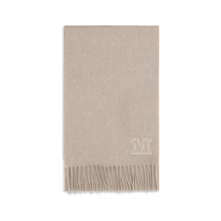 Max Mara 100% Cashmere scarf in beige