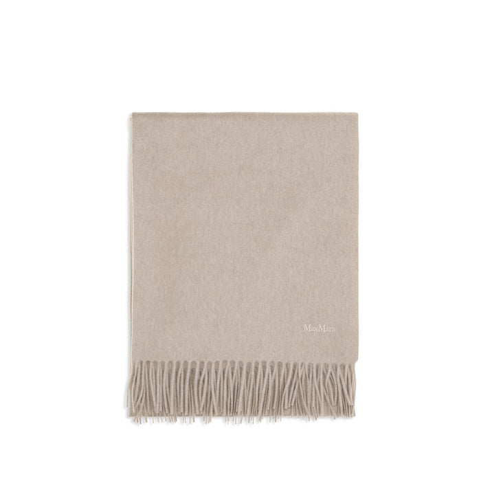 Max Mara 100% Kashmir/capra Hircus scarf in beige