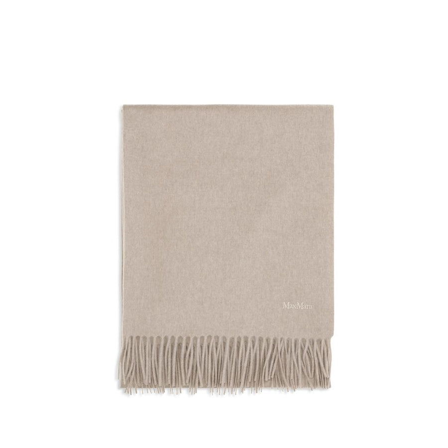 Max Mara 100% Kashmir/capra Hircus scarf in beige