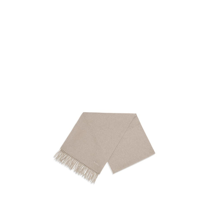 Max Mara 100% Kashmir/capra Hircus scarf in beige — view 2