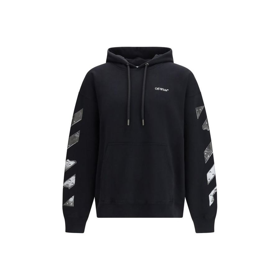 Off-White 100% Cotton hoodie in black