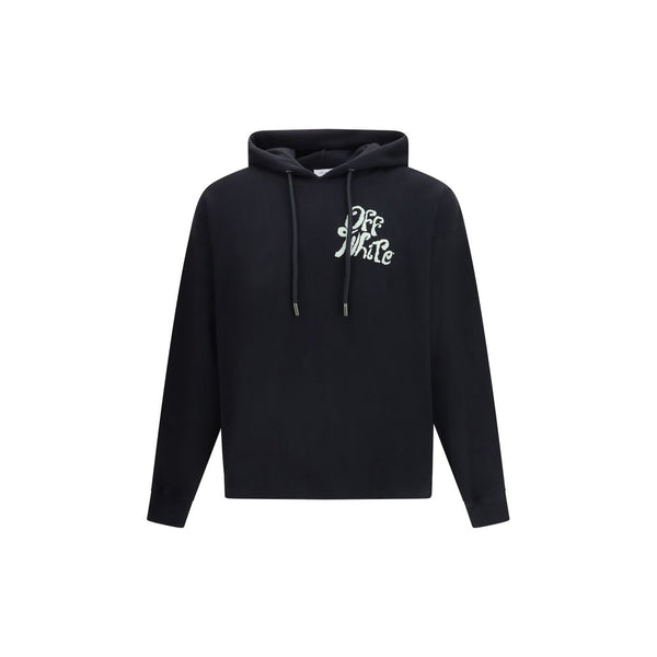 Off-White 100% Cotton hoodie in black