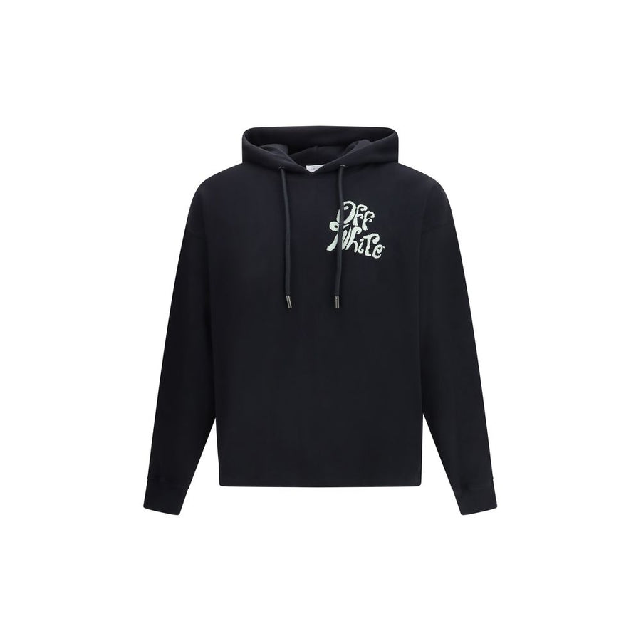 Off-White 100% Cotton hoodie in black