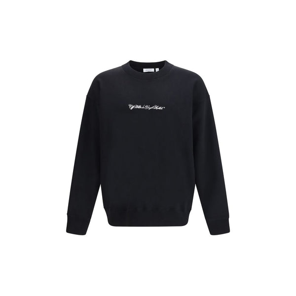 Off-White 100% Cotton sweatshirt in black