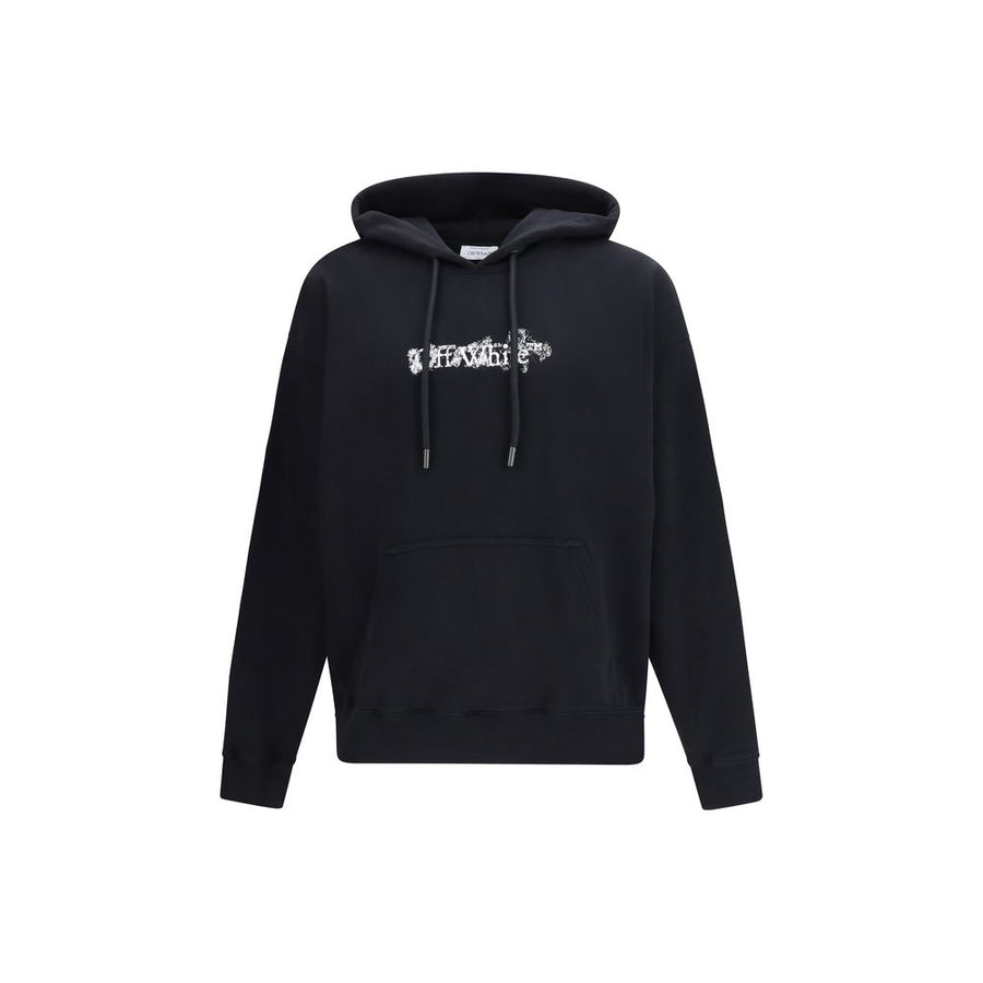 Off-White 100% Cotton hoodie in black