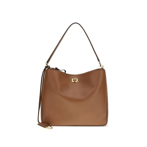 Balenciaga 100% Calf Leather Bos Taurus shoulder bag in beige