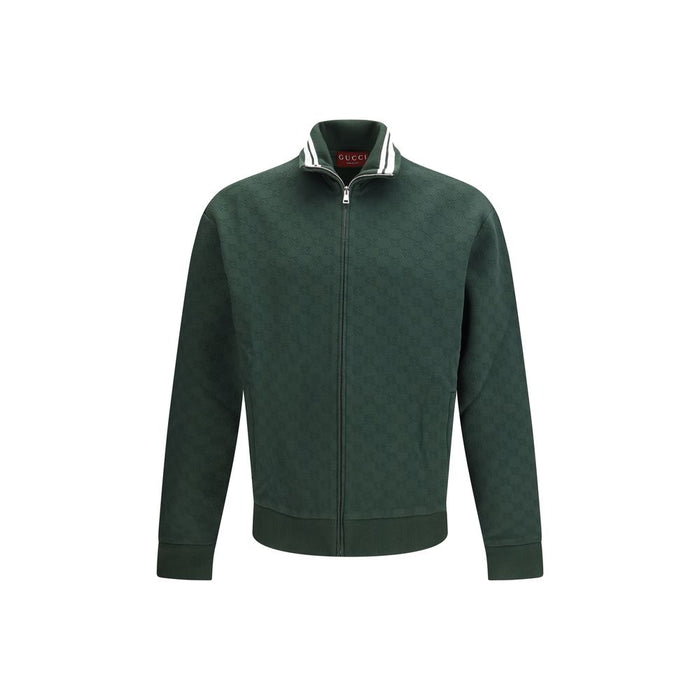 Gucci 99% Polyamide jacket in green