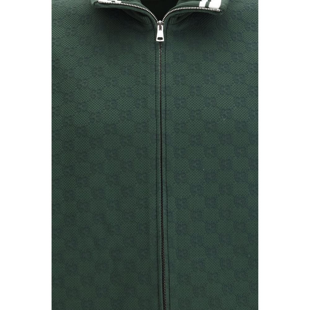 Gucci 99% Polyamide jacket in green — view 3