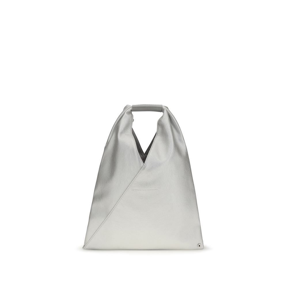 Silver Polyethylene Handbag Bag