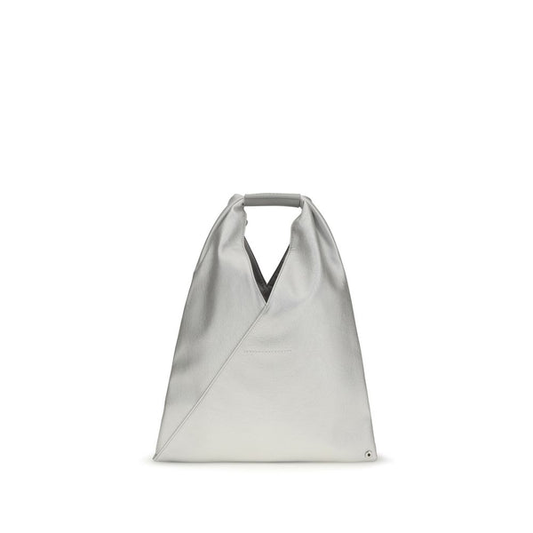 MM6 Maison Margiela 52% Polyurethane 48% Polyethylene top handle bag in silver